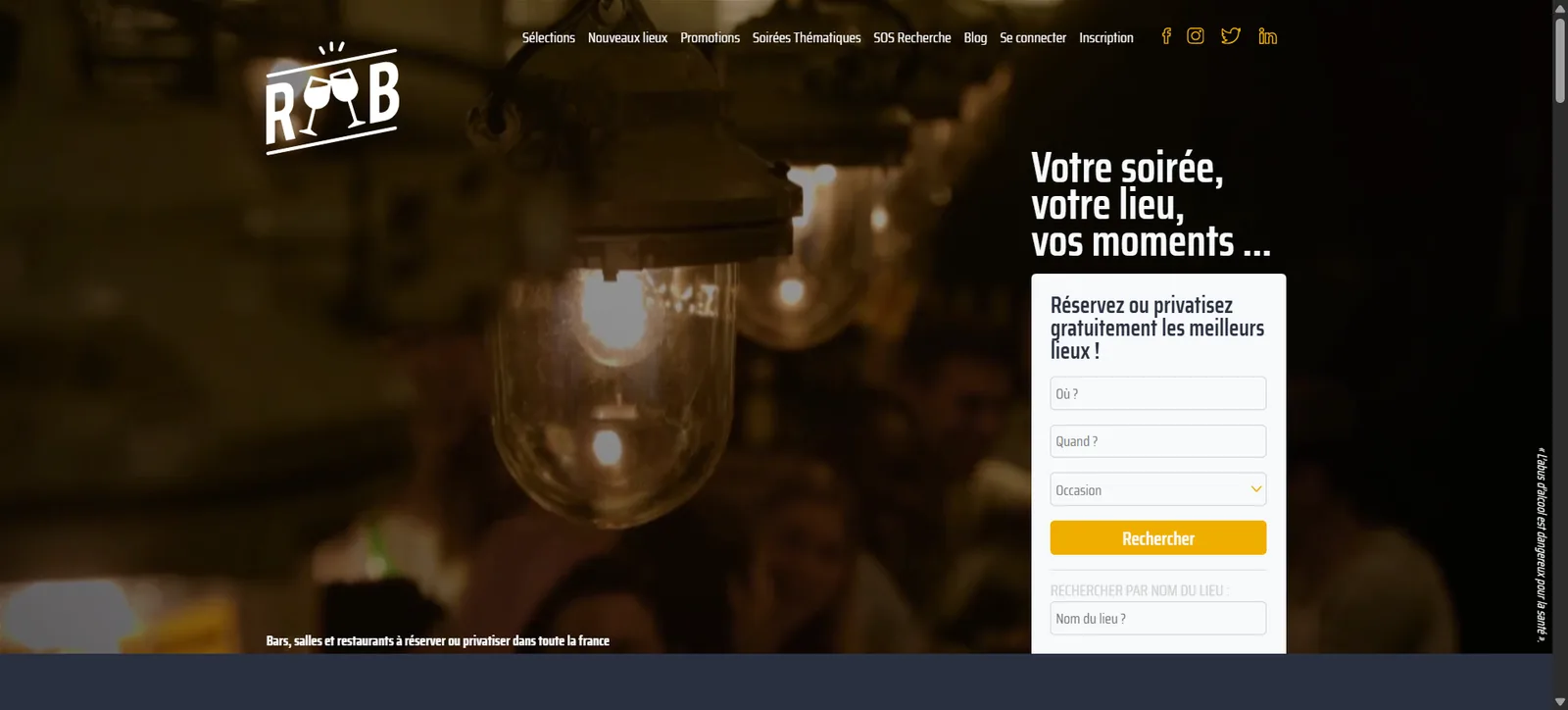 Refonte SEO de Reserverunbar.fr, cocon sémantique par quartier parisien et croissance du trafic organique